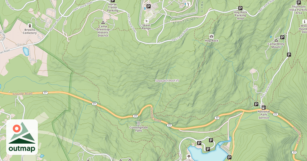 Map of Sasquatch Roof
