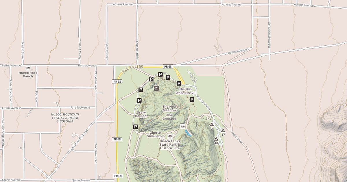 Map preview of The Thin White Line
