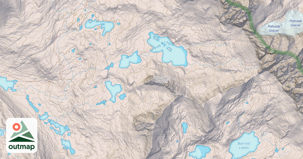 Map of Keith-Lowery Route