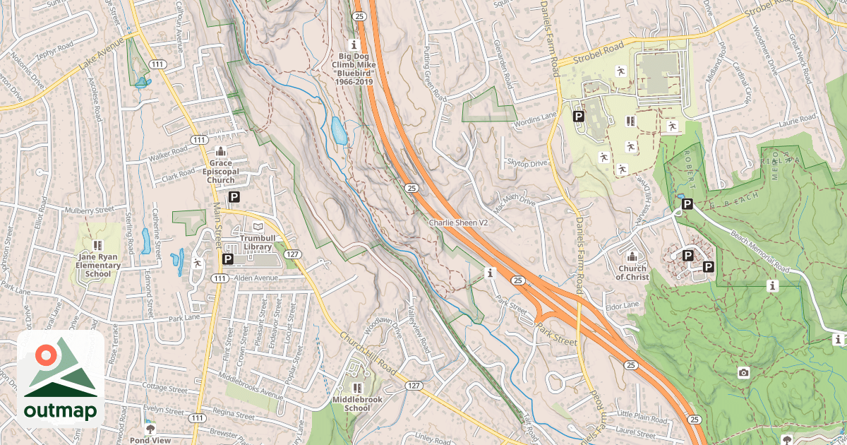 Map of Charlie Sheen