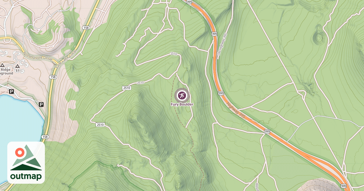 Map of Fury Boulder