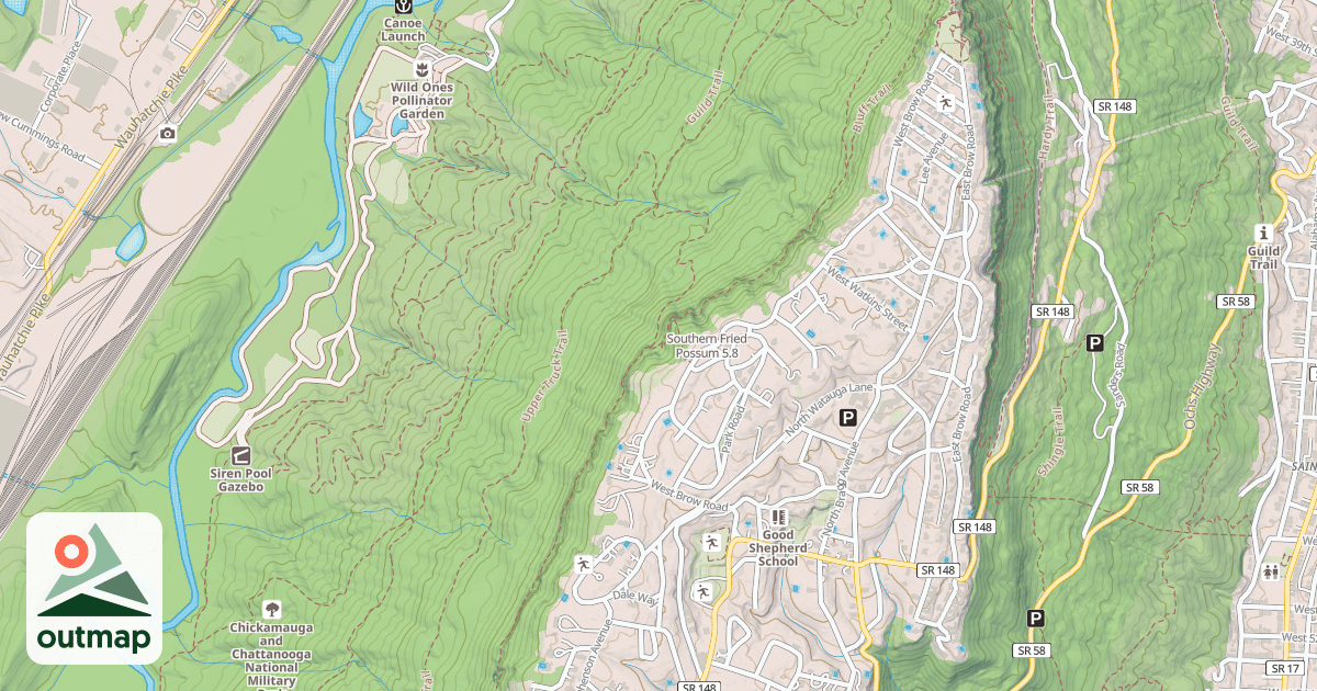 Map of Southern Fried Possum