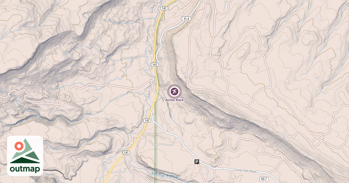 Map of Acme Rock