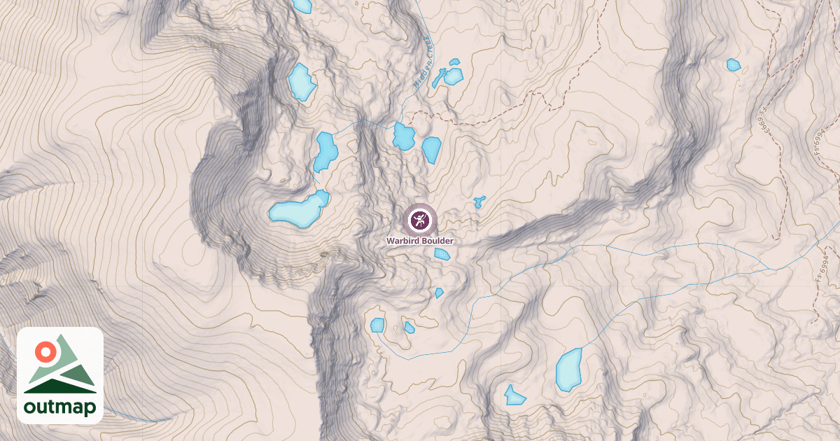 Map of Warbird Boulder