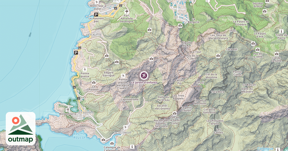 Map of Le Jardin d'enfants