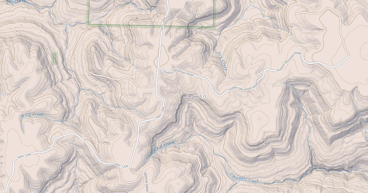 Map preview of Derailed