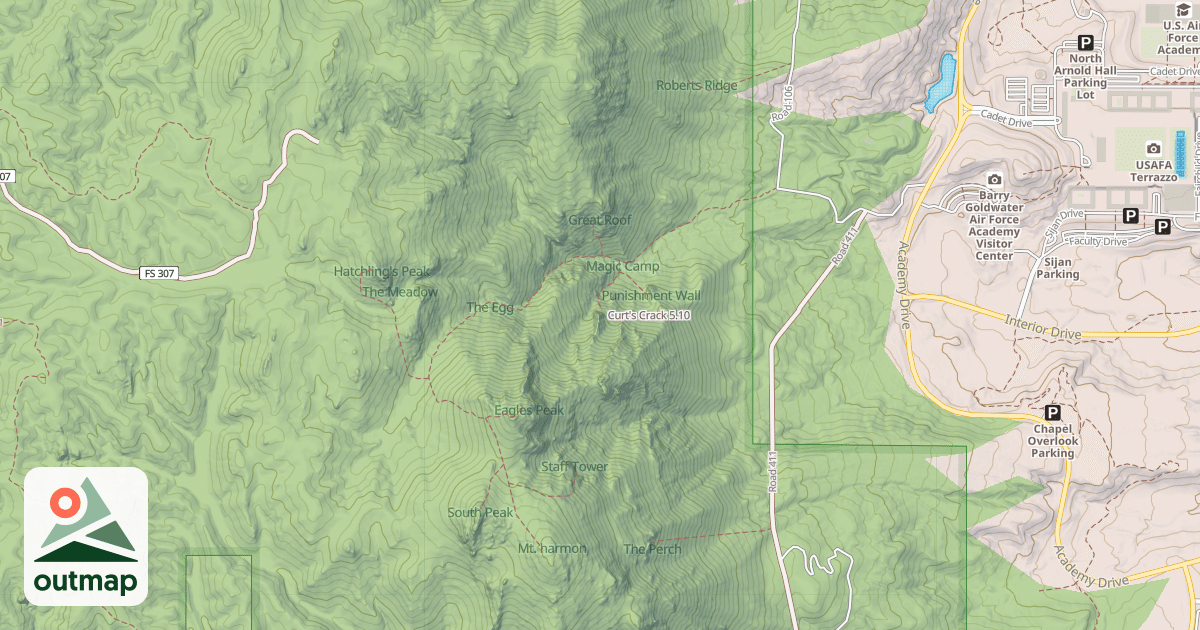Map of Curt's Crack