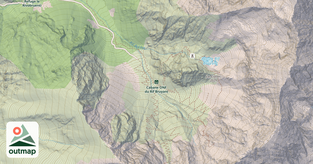 Map of Cabane ONF du Rif Bruyant