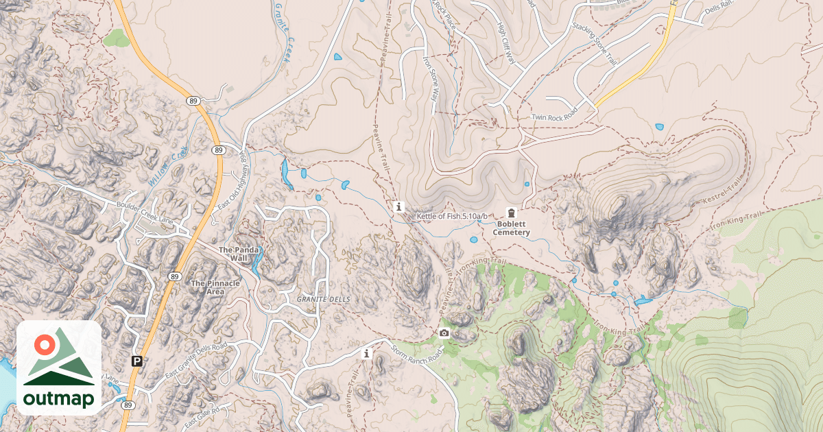 Map of Kettle of Fish