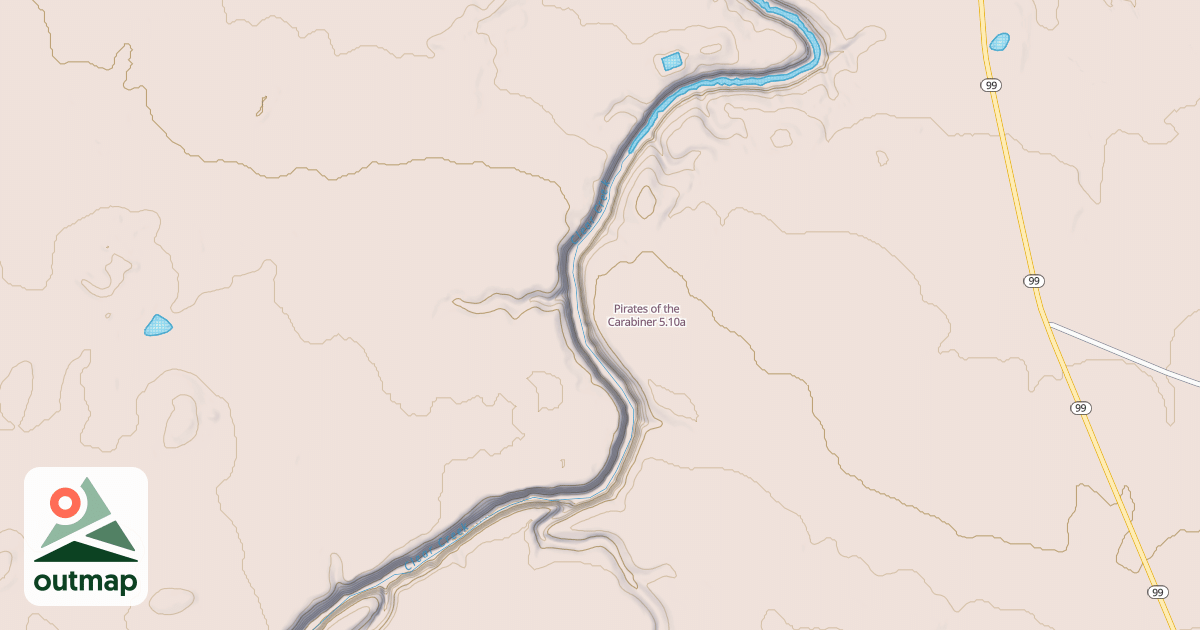 Map of Pirates of the Carabiner