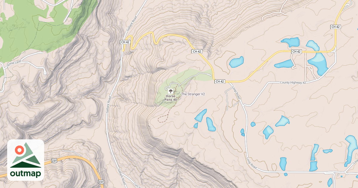 Map of The Stranger