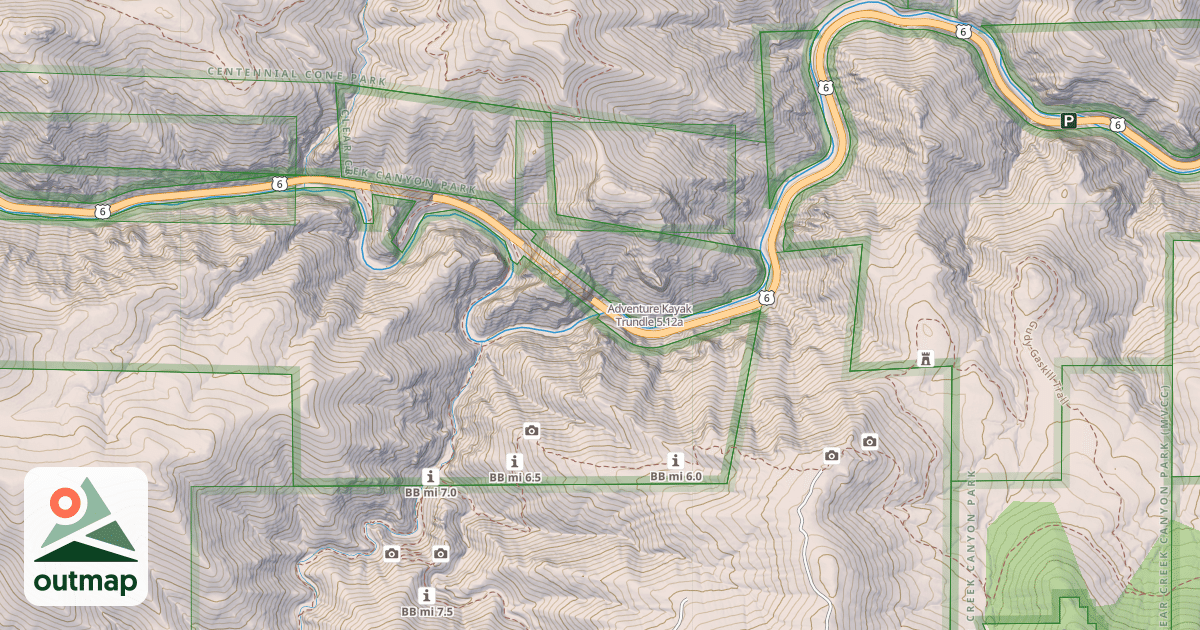 Map of Adventure Kayak Trundle