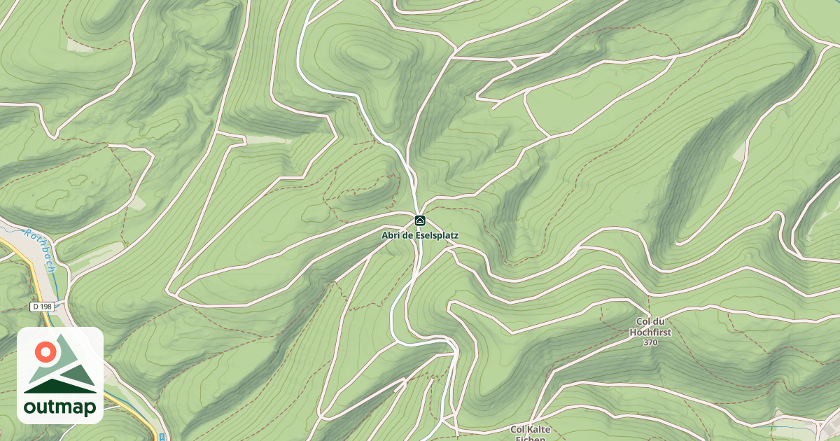 Map of Abri de Eselsplatz