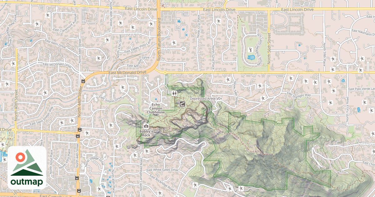 Map of Depressed Arete