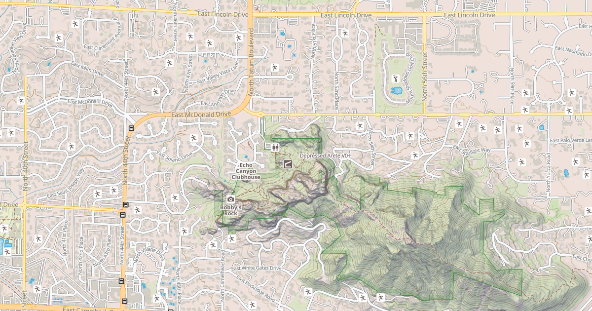 Map preview of Depressed Arete