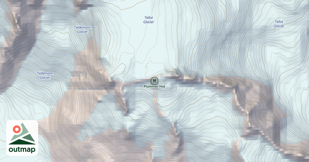 Map of Plummer Hut