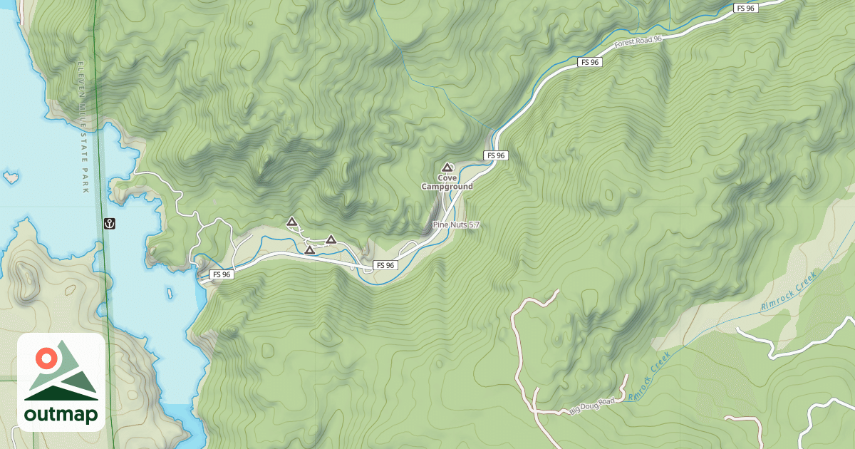 Map of Pine Nuts