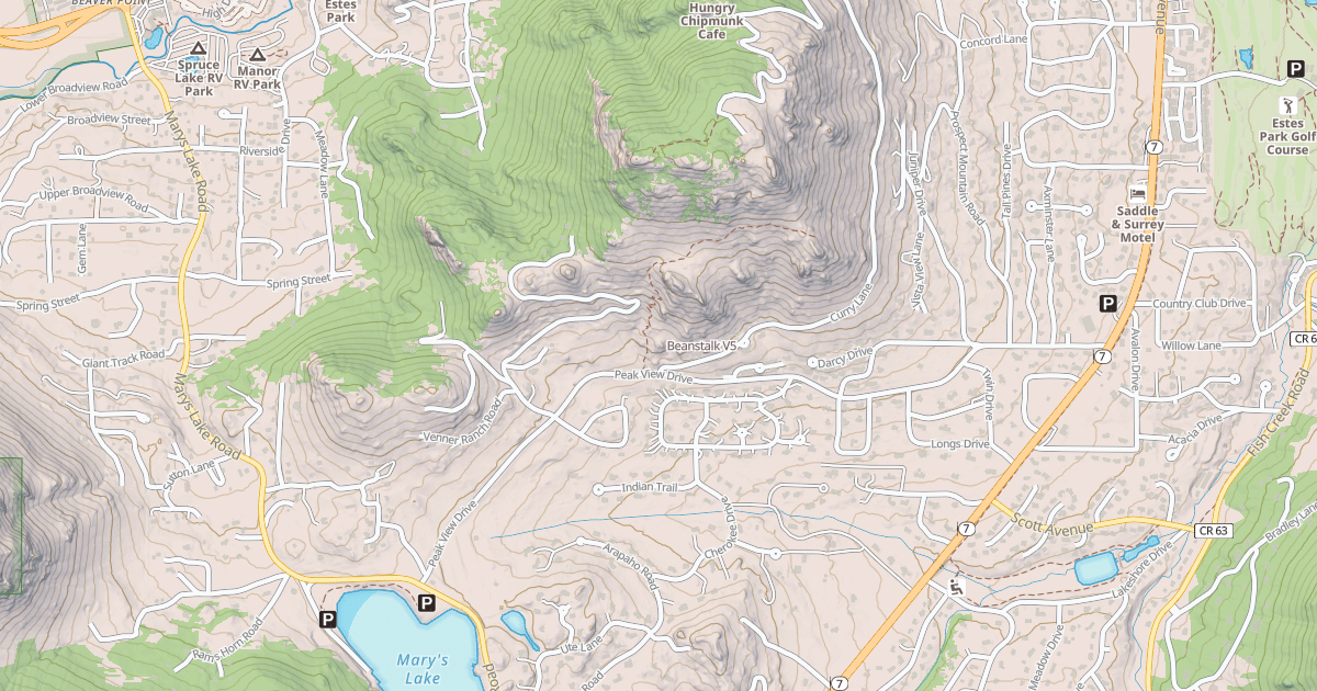Map preview of Beanstalk