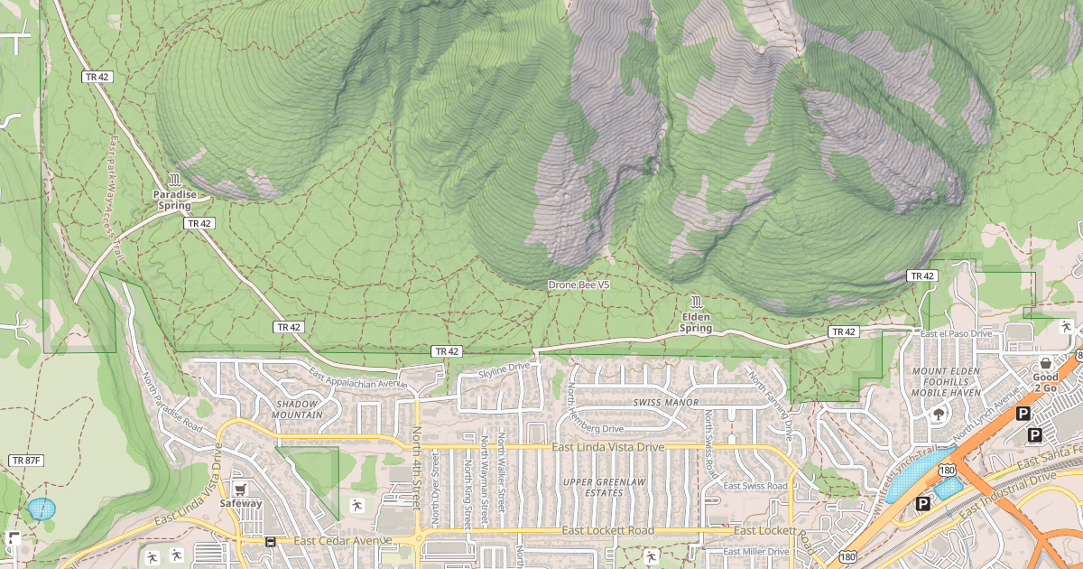 Map preview of Drone Bee