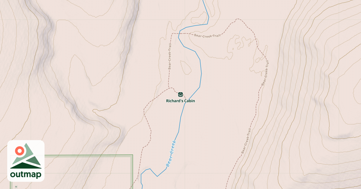 Map of Richard's Cabin