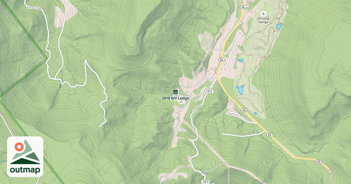 Map of 2018 WV Lodge
