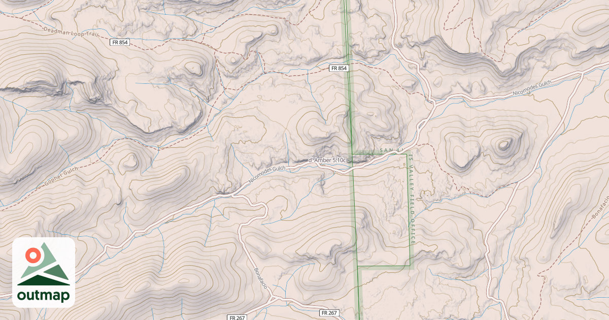 Map of d' Amber