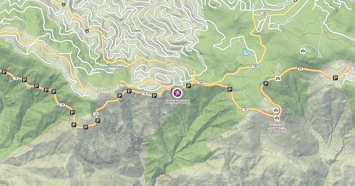 Map preview of Early Bird Wall