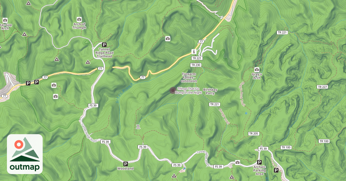 Map of Things That Go Bump In the Night