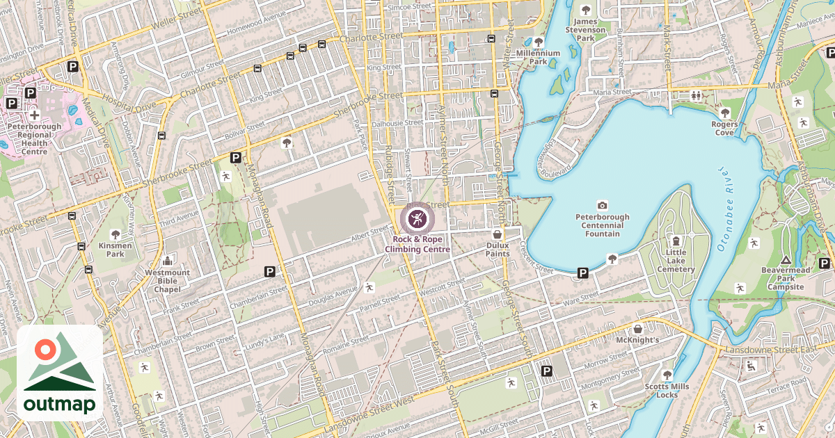 Map of Rock & Rope Climbing Centre