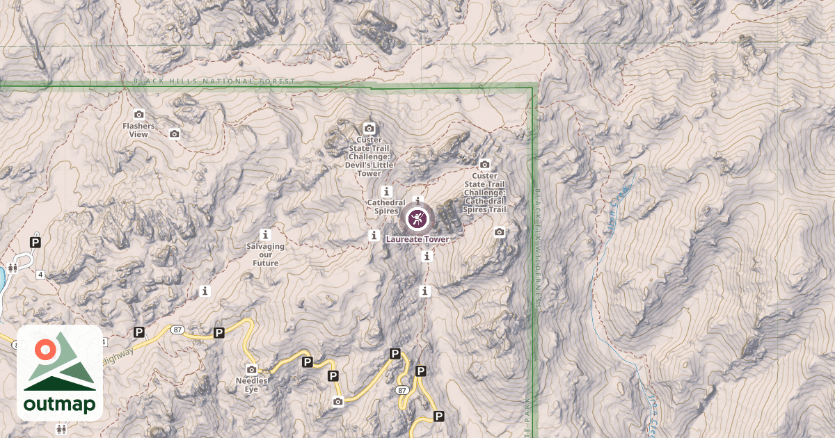 Map of Laureate Tower