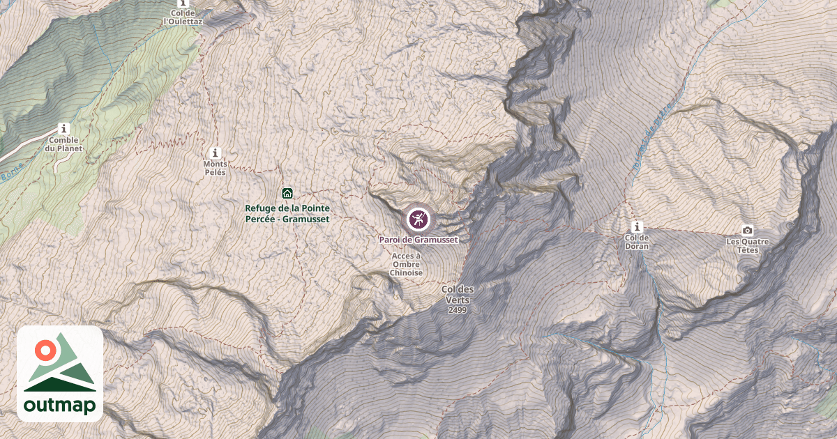 Map of Paroi de Gramusset