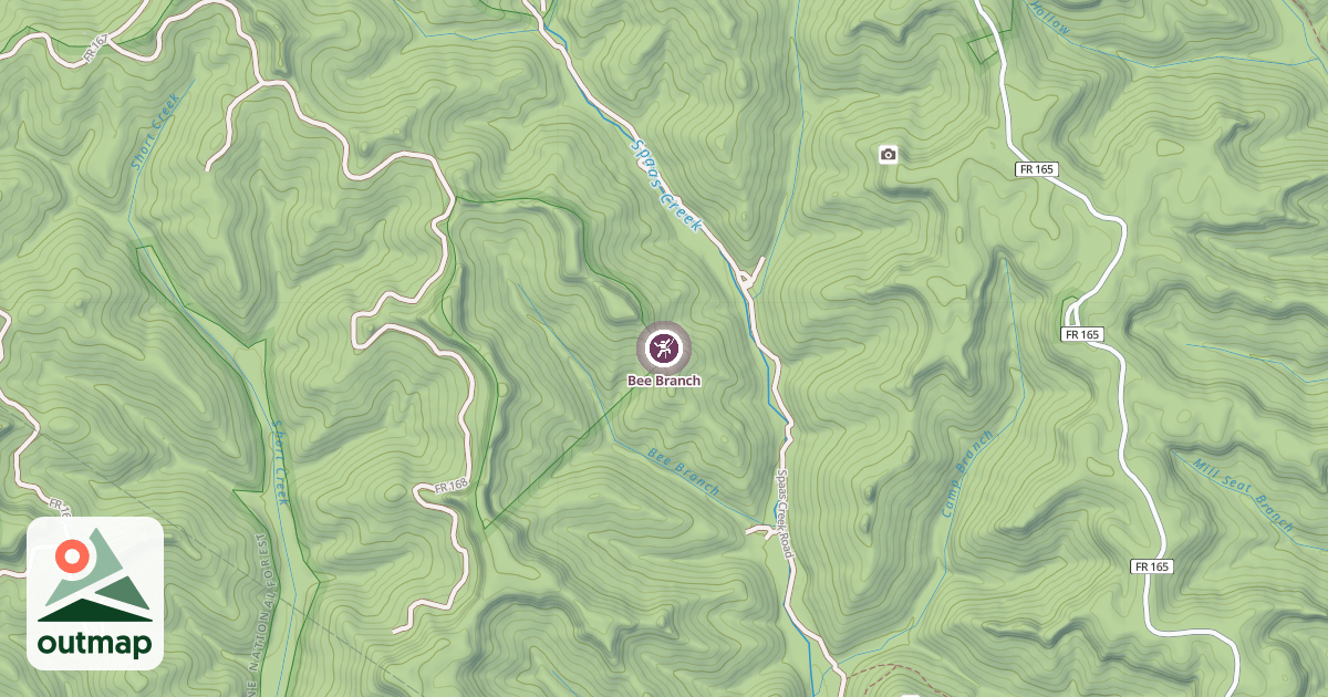 Map of Bee Branch