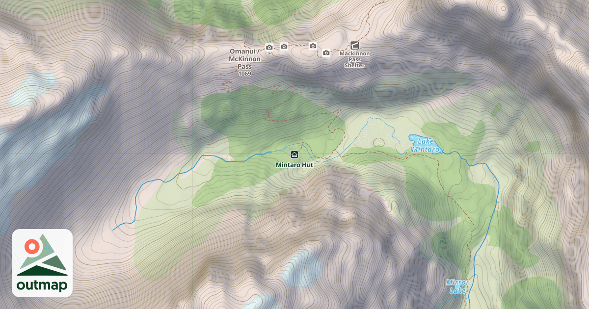 Map of Mintaro Hut