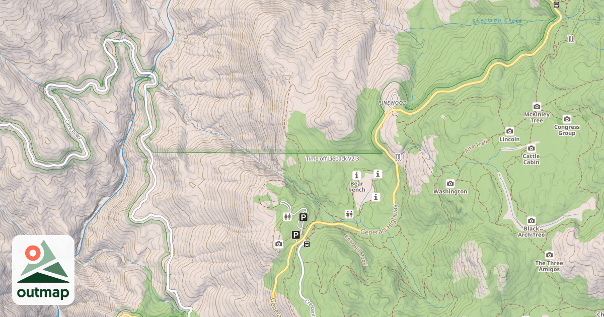 Map of Time off Lieback