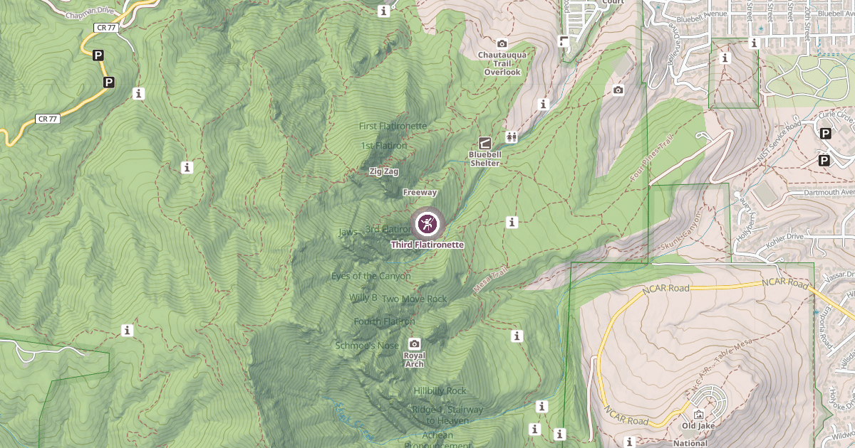 Map preview of Third Flatironette