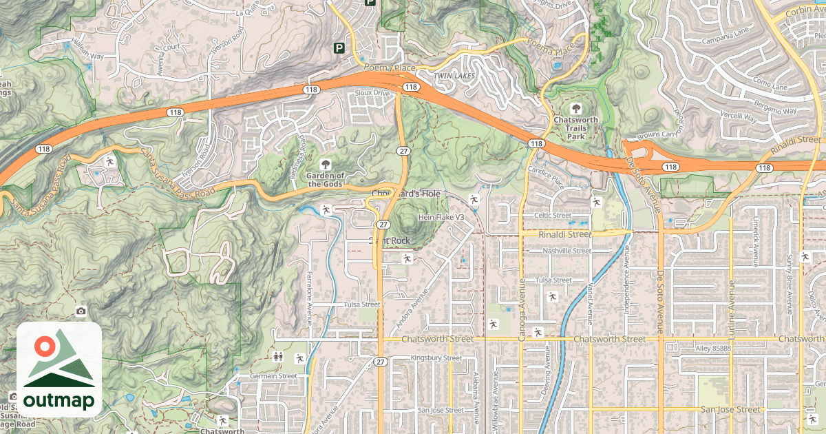 Map of Hein Flake
