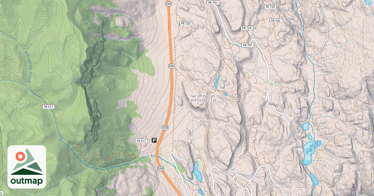 Map of Get Off the Cart (and Climb)