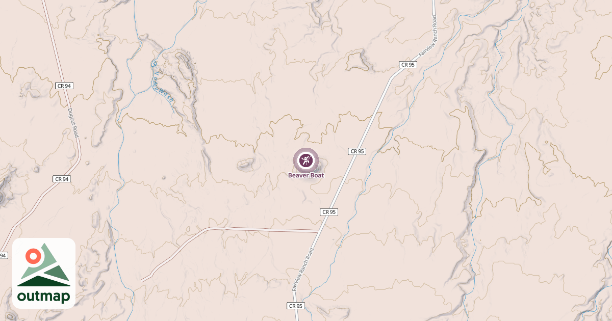 Map of Beaver Boat