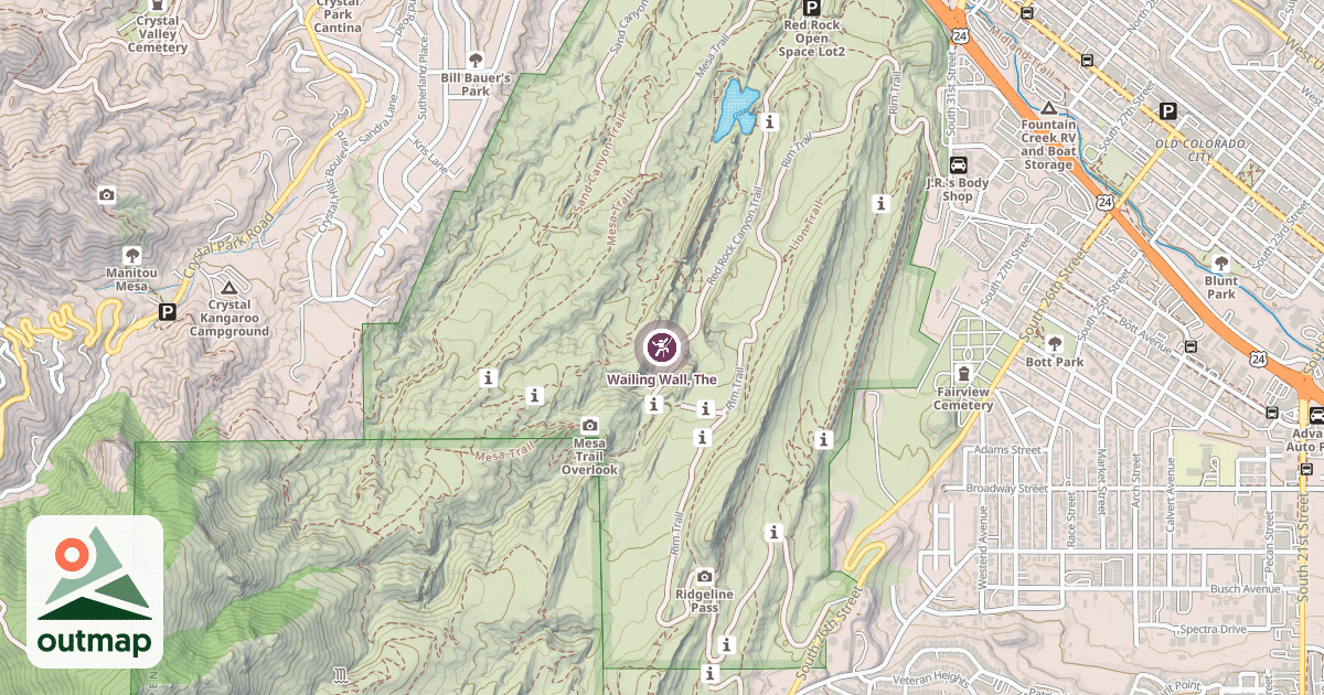 Map of Wailing Wall, The