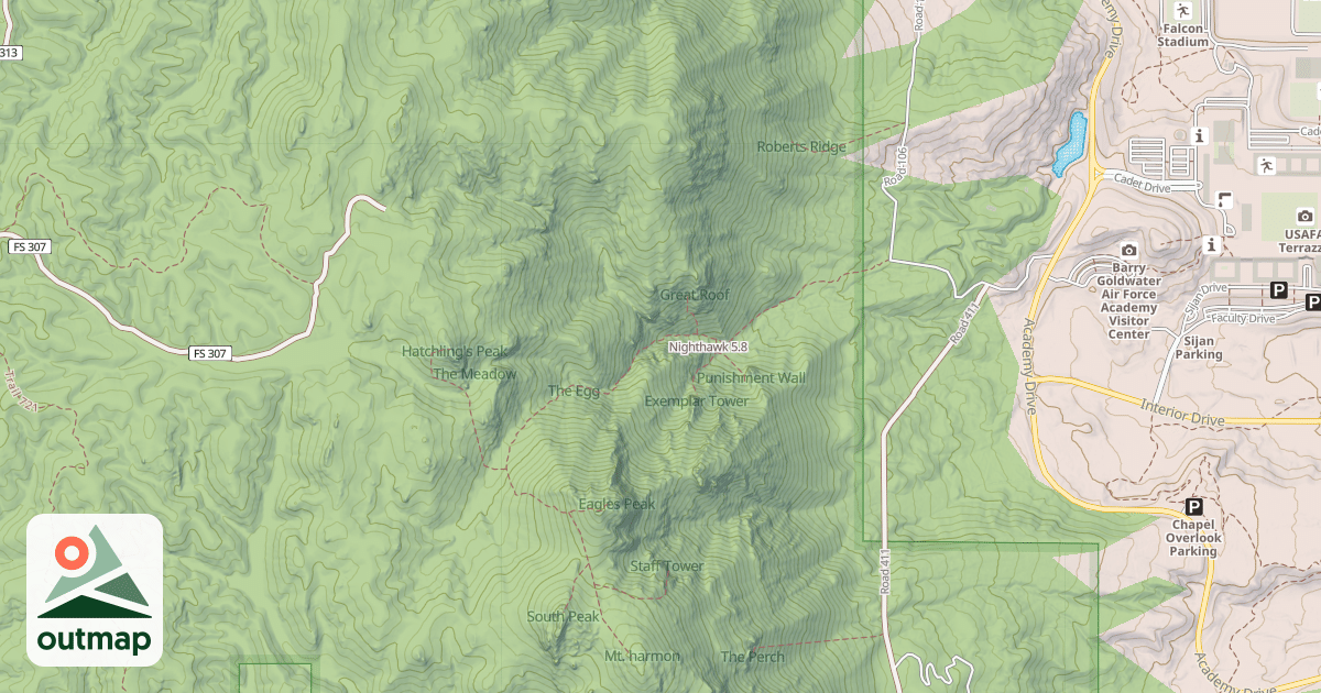 Map of Nighthawk