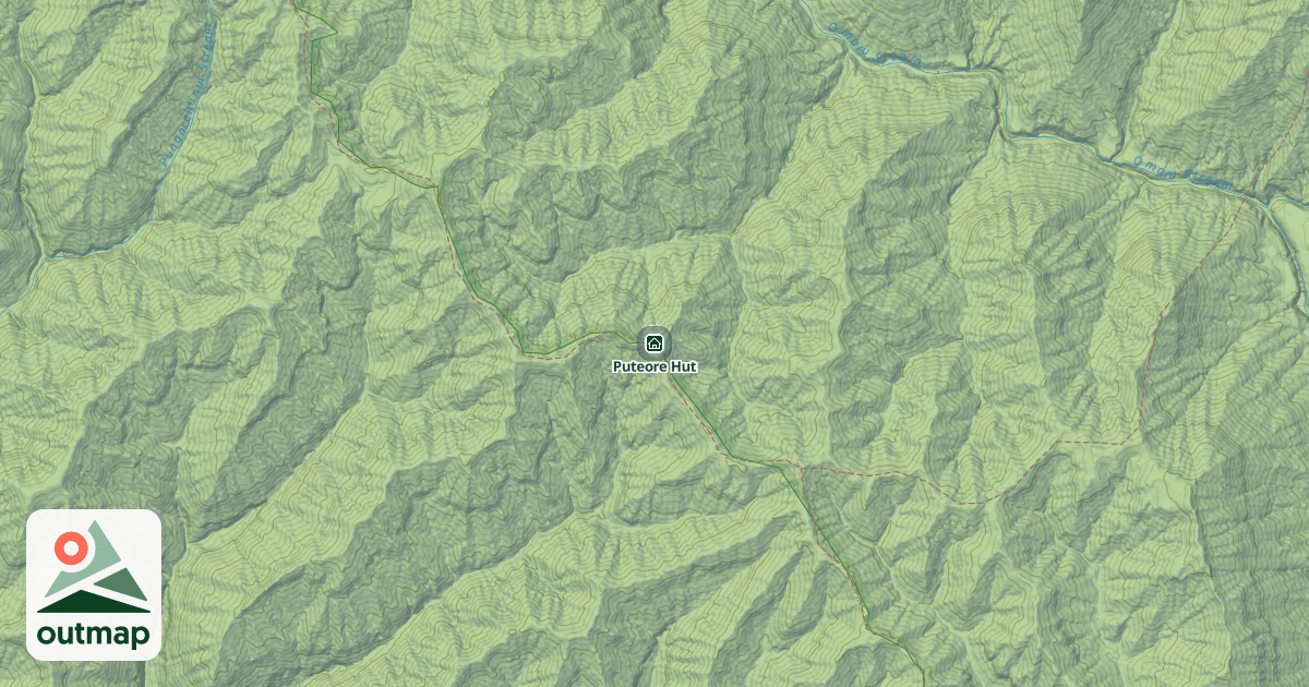 Map of Puteore Hut