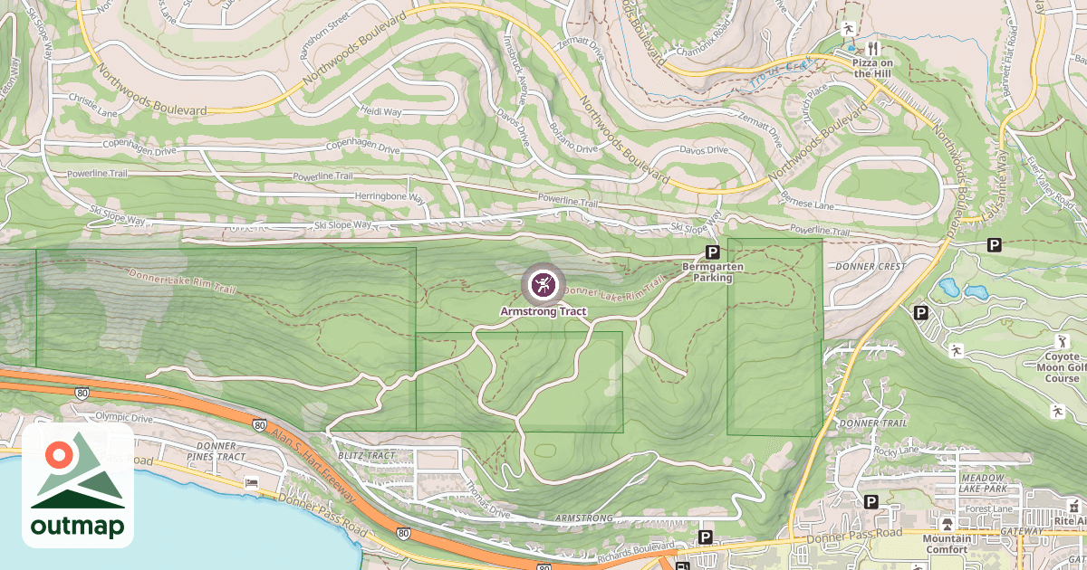Map of Armstrong Tract