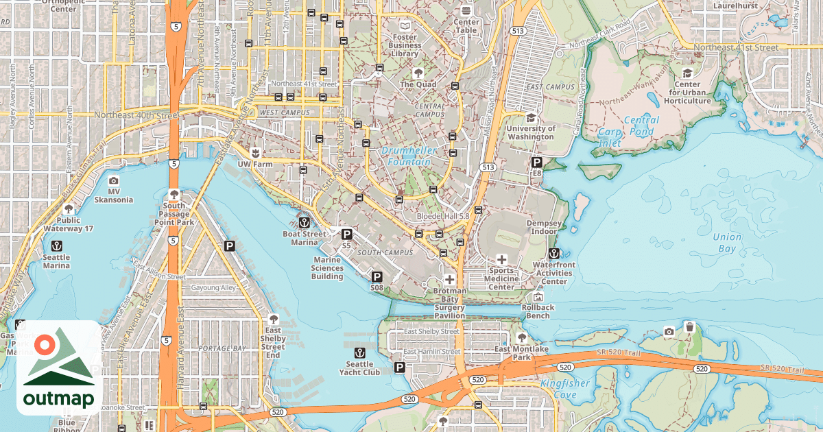 Map of Bloedel Hall