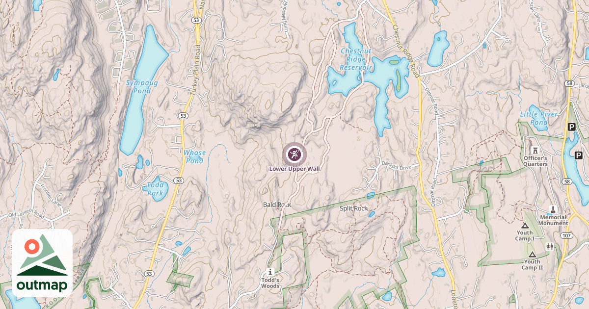 Map of Lower Upper Wall