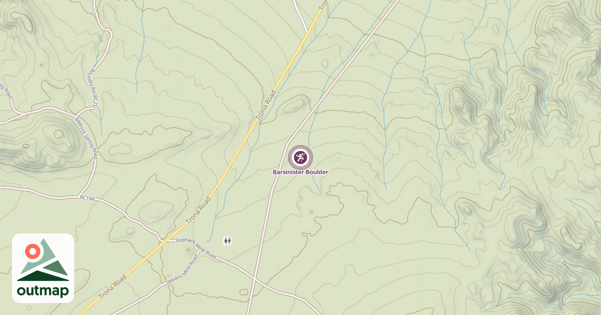 Map of Barsinister Boulder