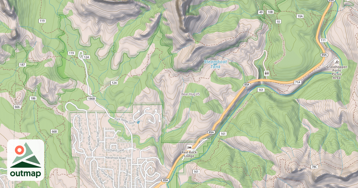 Map of Bear Hug