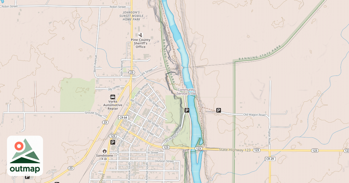 Map of Community Service