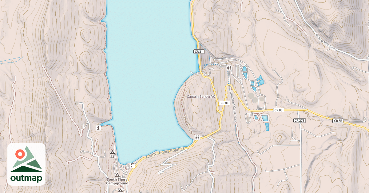 Map of Captain Bender