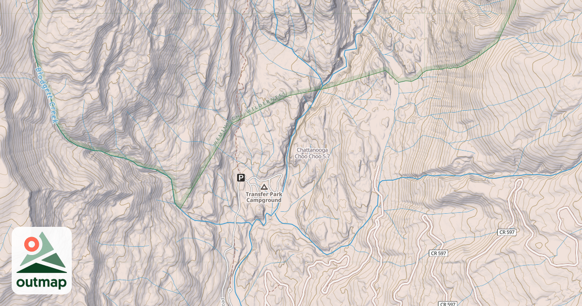 Map of Chattanooga Choo Choo