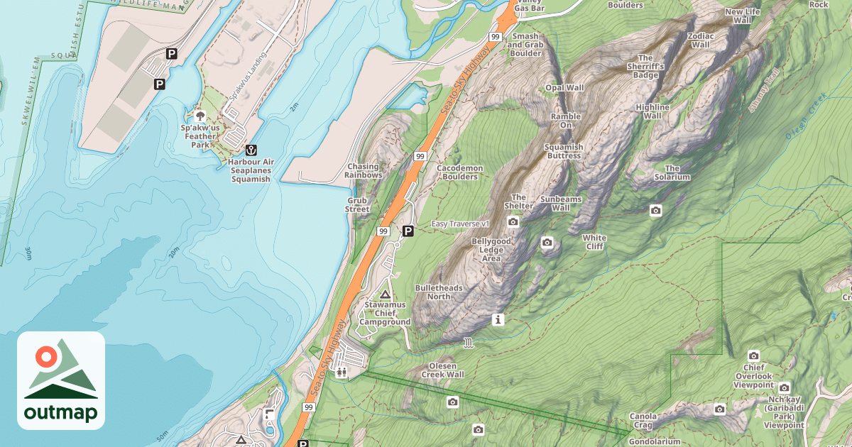 Map of Easy Traverse